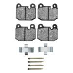 R1 Concepts 76-77 BMW 320I (USA/Canada) Front Euro Ceramic Pads & Hardware Kit