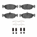 R1 Concepts 95-99 Jaguar Xjs Front Euro Ceramic Brake Pads and Hardware Kit