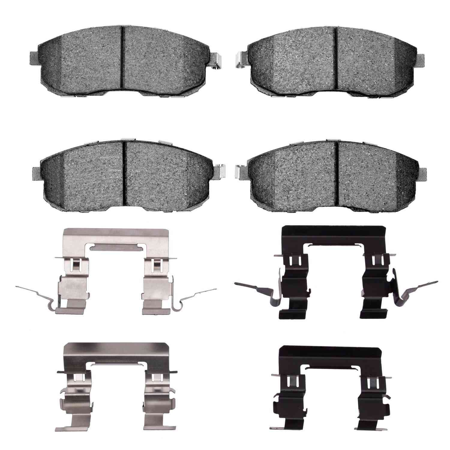 DF_2600081502_Fro.jpg R1 Concepts 99-19 Infiniti I30 Front Euro Ceramic Brake Pads & Hardware Kit - Image 1