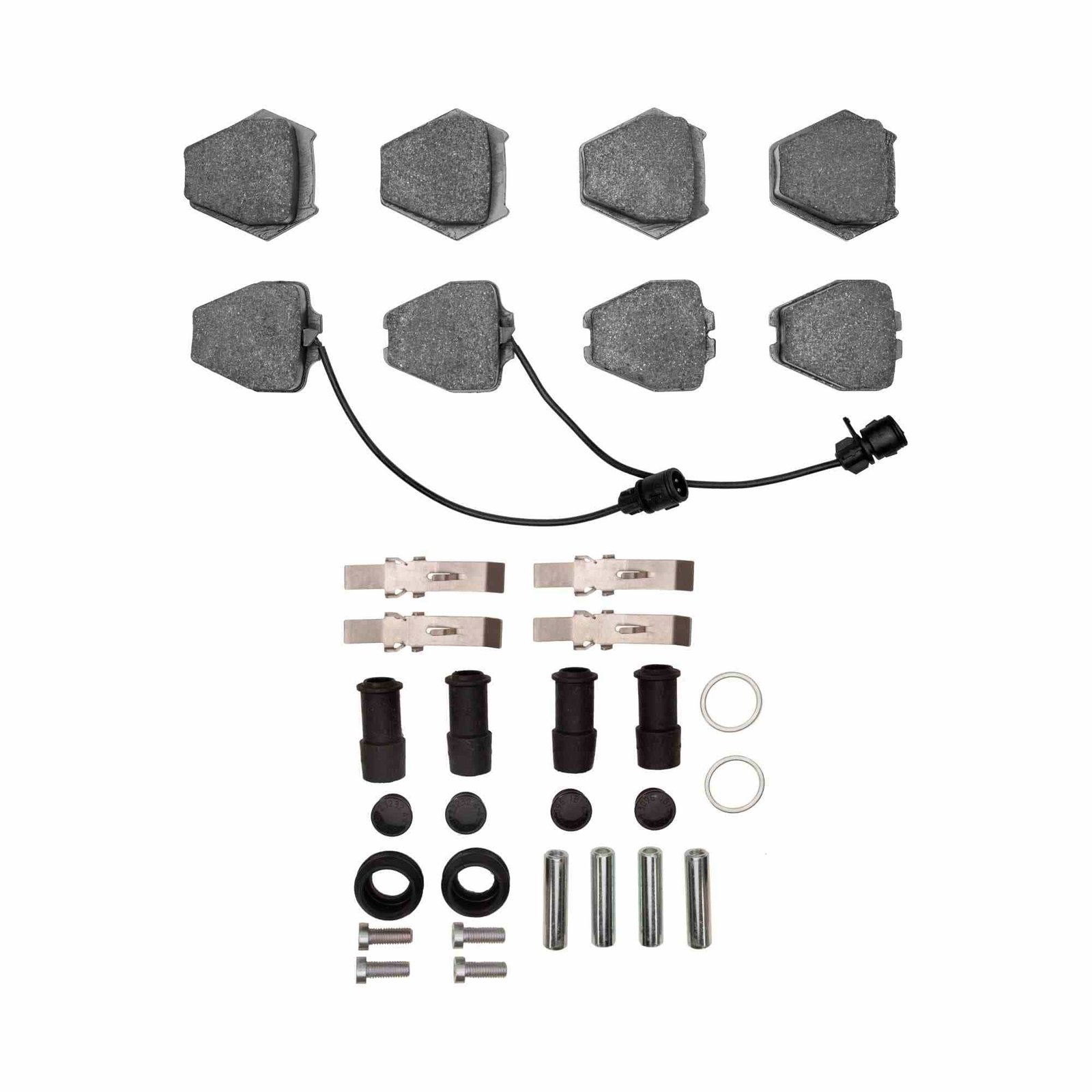DF_2600083911_Kit.jpg R1 Concepts 00-03 Audi A8 Quattro Front Euro Ceramic Brake Pads and Hardware Kit - Image 1