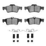 R1 Concepts 02-18 Mercedes-Benz CL600 Rear Euro Ceramic Brake Pads & Hardware Kit