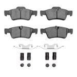 R1 Concepts 05-18 Mercedes-Benz G55 AMG Rear Euro Ceramic Pads & Hardware Kit