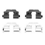 Dynamic Friction 2014-2019 Mercedes-Benz B Electric Drive Rear Premium Hardware Kit - Image 2