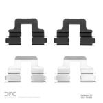 Dynamic Friction 2000-2025 Audi A4 Quattro Rear Premium Hardware Kit