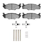 Dynamic Friction 1980-1984 Volkswagen Rabbit (Excl Convertible & Pickup) Front 4000 HybriDynamic Pads & Hardware Kit