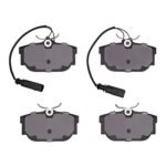 Dynamic Friction 2001-2003 Volkswagen EuroVan Rear 4000 HybriDynamic Brake Pads - Image 2