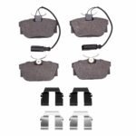 Dynamic Friction 2001-2003 Volkswagen EuroVan Rear 4000 HybriDynamic Brake Pads and Hardware Kit