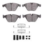 Dynamic Friction 2007-2016 BMW X1 (USA/Canada) Front 4000 HybriDynamic Brake Pads and Hardware Kit