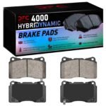 Dynamic Friction 2023-2026 Honda Civic Type-R Front 4000 HybriDynamic Brake Pads - Image 4