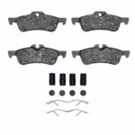 Dynamic Friction 2002-2008 MINI Cooper (Excl Clubman) Rear 4000 HybriDynamic Brake Pads and Hardware Kit