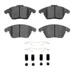 Dynamic Friction 2005-2019 Volkswagen Bora (Mexico)/Beetle/Jetta Sedan Front 4000 HybriDynamic Pads & Hardware Kit