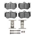 Dynamic Friction 2005-2010 Porsche Cayenne Front 4000 HybriDynamic Brake Pads and Hardware Kit