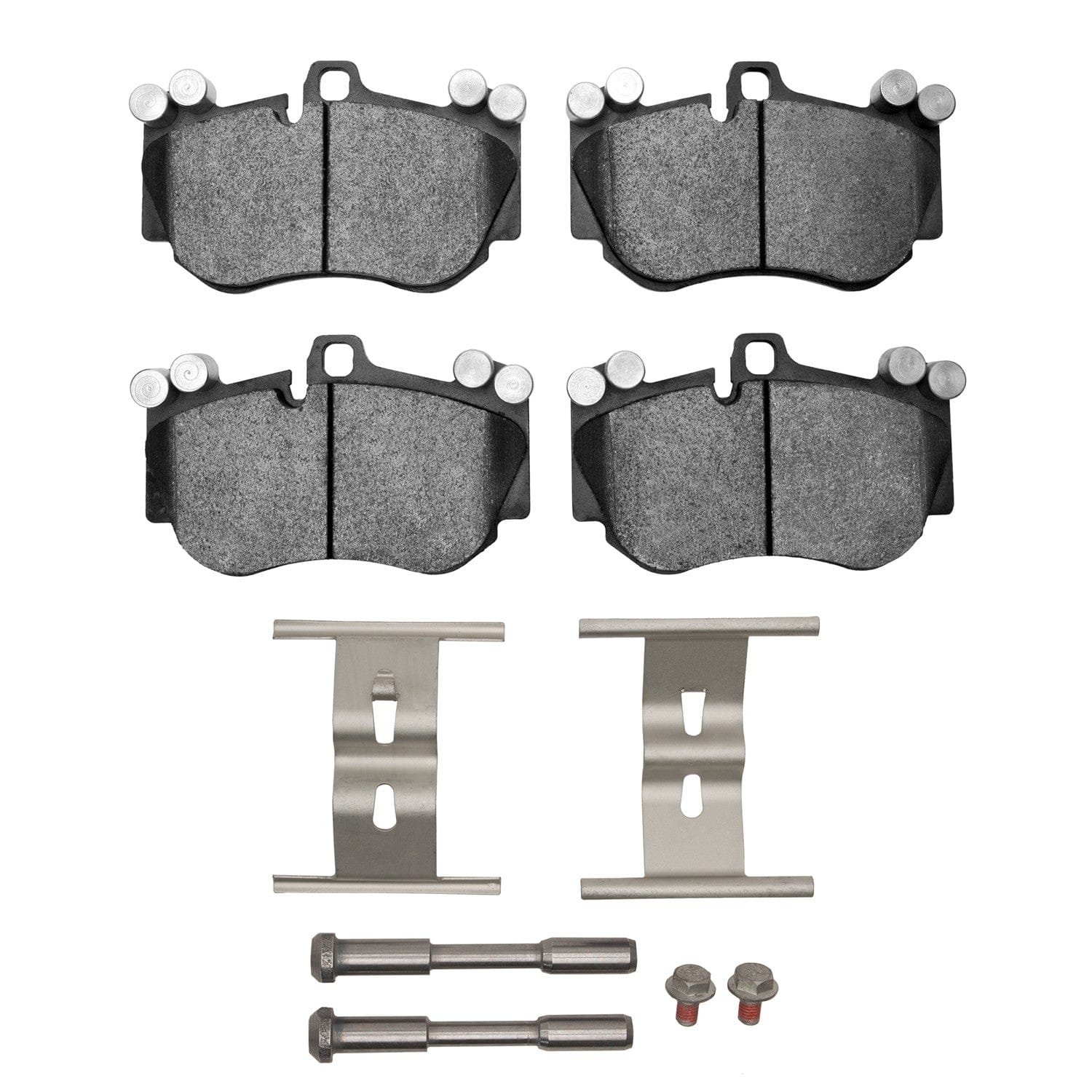 DF_4000113001_Fro.jpg Dynamic Friction 2005-2010 Porsche Cayenne Front 4000 HybriDynamic Brake Pads and Hardware Kit - Image 1