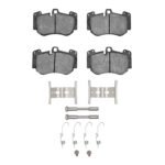 Dynamic Friction 2008-2025 Audi RS5 Front 4000 HybriDynamic Brake Pads and Hardware Kit