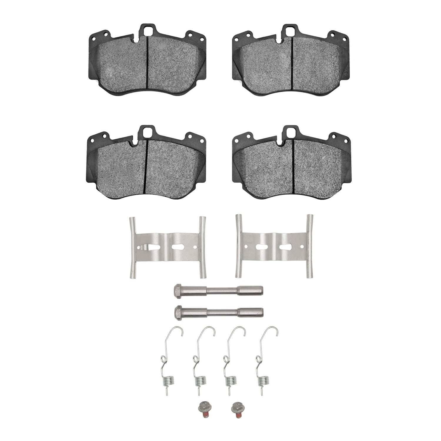 DF_4000113011_Fro.jpg Dynamic Friction 2008-2025 Audi RS5 Front 4000 HybriDynamic Brake Pads and Hardware Kit - Image 1