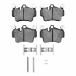 Dynamic Friction 2003-2016 Porsche Cayman Rear 4000 HybriDynamic Brake Pads and Hardware Kit