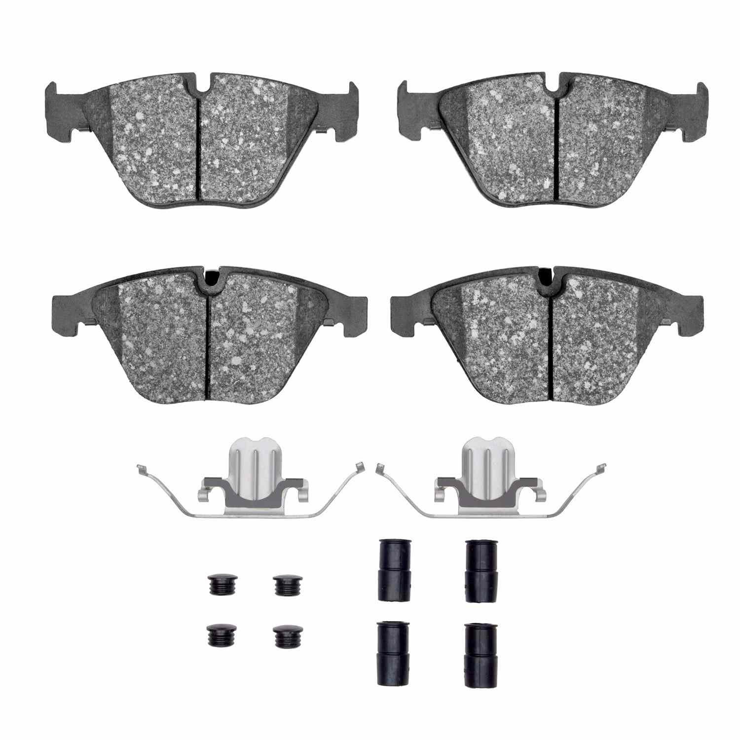 DF_4000126001_Fro.jpg Dynamic Friction 2007-2015 BMW X1 (USA/Canada) Front 4000 HybriDynamic Brake Pads and Hardware Kit - Image 1