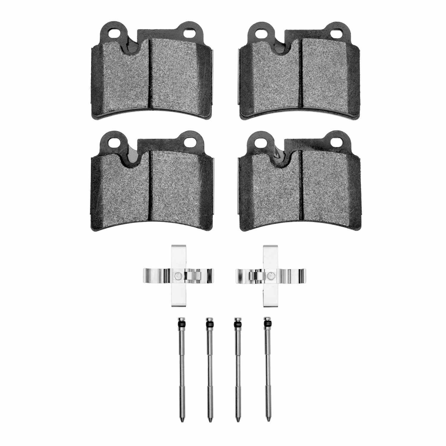 DF_4000127701_Fro.jpg Dynamic Friction 2007-2009 Volkswagen Touareg Rear 4000 HybriDynamic Brake Pads and Hardware Kit - Image 1