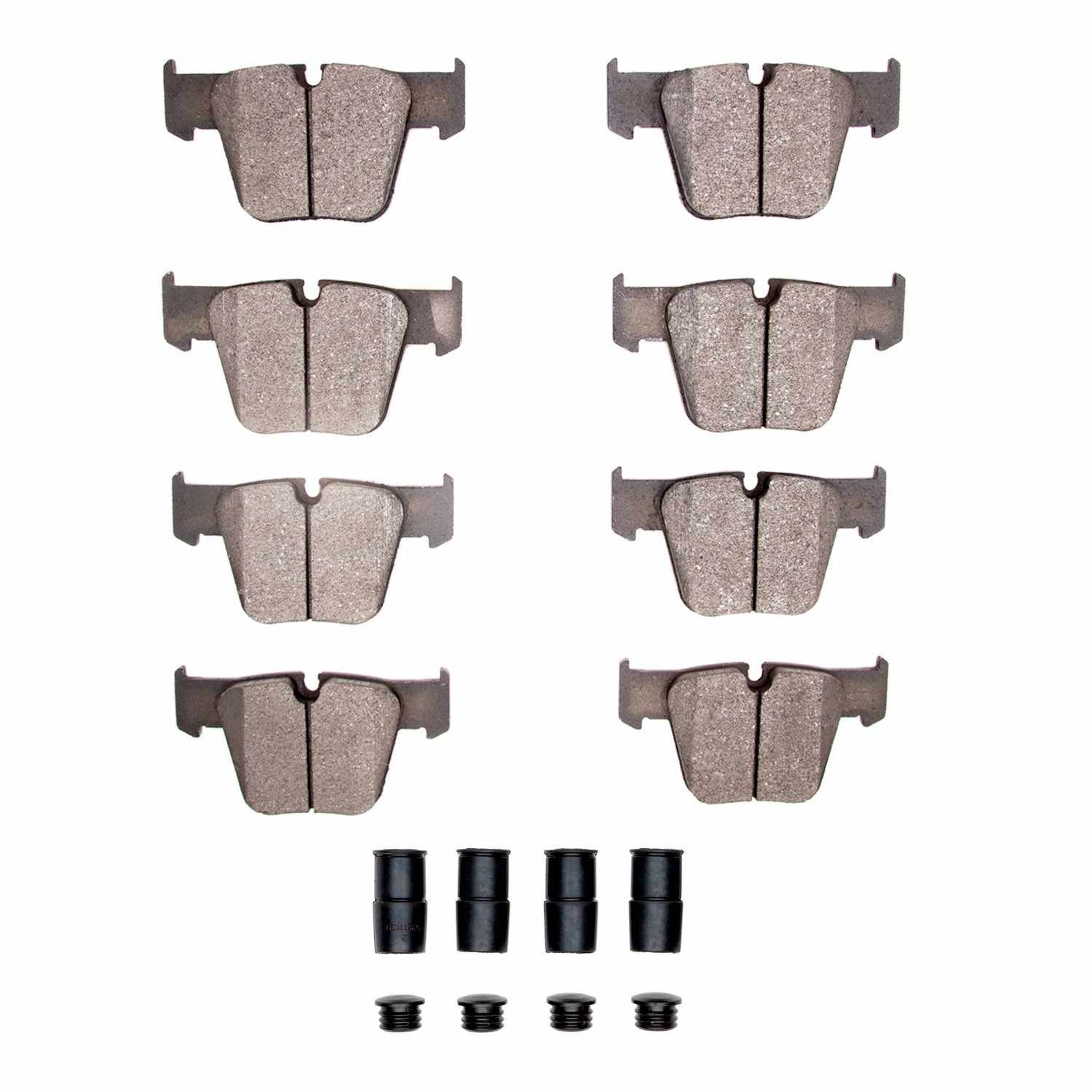 DF_4000128901_Fro.jpg Dynamic Friction 2007-2014 Mercedes-Benz CL63 AMG Front 4000 HybriDynamic Brake Pads and Hardware Kit - Image 1