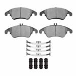 Dynamic Friction 2008-2020 Mercedes-Benz SLK350 Front 4000 HybriDynamic Brake Pads and Hardware Kit