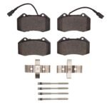 Dynamic Friction 2015-2020 Alfa Romeo 4C Front 4000 HybriDynamic Brake Pads and Hardware Kit