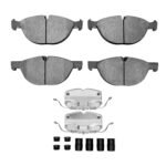Dynamic Friction 2008-2019 BMW X6 Front 4000 HybriDynamic Brake Pads and Hardware Kit
