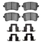 Dynamic Friction 2008-2017 Audi Q5 (USA/Canada) Except Hybrid Rear 4000 HybriDynamic Brake Pads and Hardware Kit