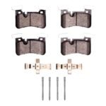 Dynamic Friction 2011-2013 Mercedes-Benz C63 AMG Rear 4000 HybriDynamic Brake Pads and Hardware Kit
