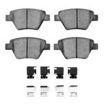 Dynamic Friction 2005-2016 Audi A3 Quattro Rear 4000 HybriDynamic Brake Pads and Hardware Kit