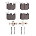 Dynamic Friction 2014-2020 BMW i8 Front 4000 HybriDynamic Brake Pads and Hardware Kit