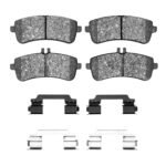 Dynamic Friction 2013-2024 Mercedes-Benz SL65 AMG Rear 4000 HybriDynamic Brake Pads and Hardware Kit