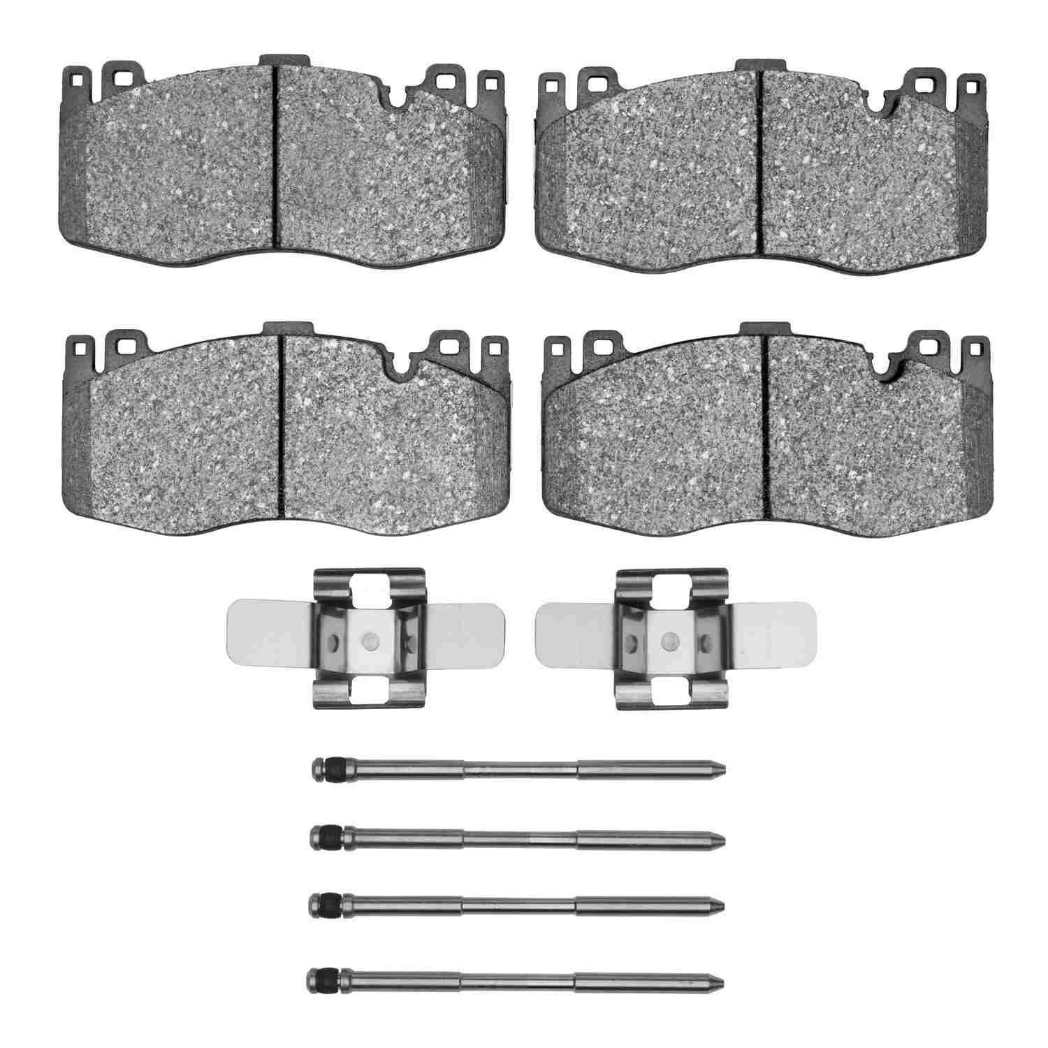 DF_4000173801_Fro.jpg Dynamic Friction 2012-2019 BMW M6 Front 4000 HybriDynamic Brake Pads and Hardware Kit - Image 1