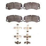 Dynamic Friction 2013-2023 Porsche 911 Front 4000 HybriDynamic Brake Pads and Hardware Kit