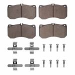 Dynamic Friction 2013-2025 Audi RS7 Front 4000 HybriDynamic Brake Pads and Hardware Kit