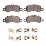 Dynamic Friction 2017-2023 Porsche 718 Boxster Front 4000 HybriDynamic Brake Pads and Hardware Kit
