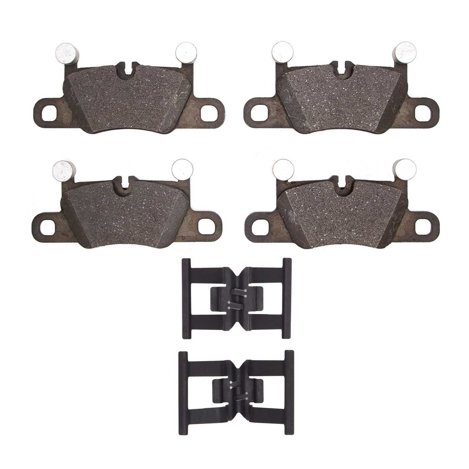 DF_4000192501_Fro.jpg Dynamic Friction 2010-2023 Porsche 911 Rear 4000 HybriDynamic Brake Pads and Hardware Kit - Image 1