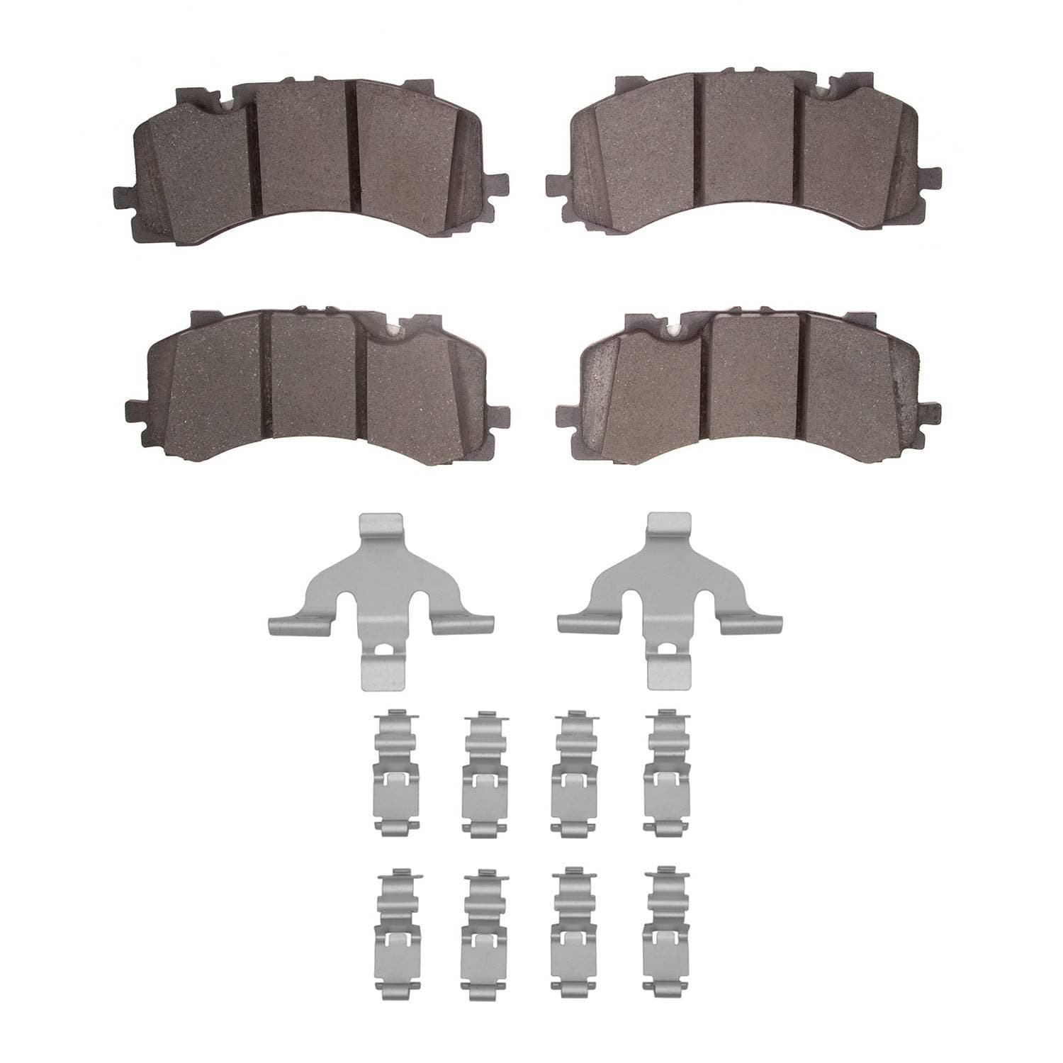 DF_4000195201_Fro.jpg Dynamic Friction 2019-2025 Audi A8 Front 4000 HybriDynamic Brake Pads and Hardware Kit - Image 1