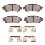 Dynamic Friction 2017-2025 Nissan Versa Front 4000 HybriDynamic Brake Pads and Hardware Kit