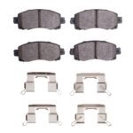 Dynamic Friction 2017-2025 Subaru Crosstrek Front 4000 HybriDynamic Brake Pads and Hardware Kit