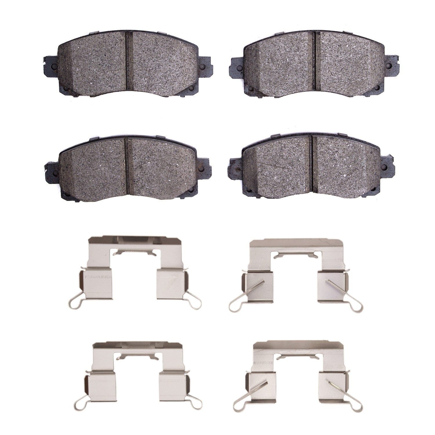 DF_4000204501_Fro.jpg Dynamic Friction 2017-2025 Subaru Crosstrek Front 4000 HybriDynamic Brake Pads and Hardware Kit - Image 1