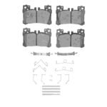 Dynamic Friction 2018-2024 Lexus LS500 Rear 4000 HybriDynamic Brake Pads and Hardware Kit