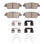 Dynamic Friction 2018-2020 Genesis G80 Rear 4000 HybriDynamic Brake Pads and Hardware Kit
