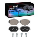 Dynamic Friction 2017-2025 Mercedes-Benz CLS450 Rear 4000 HybriDynamic Brake Pads and Hardware Kit