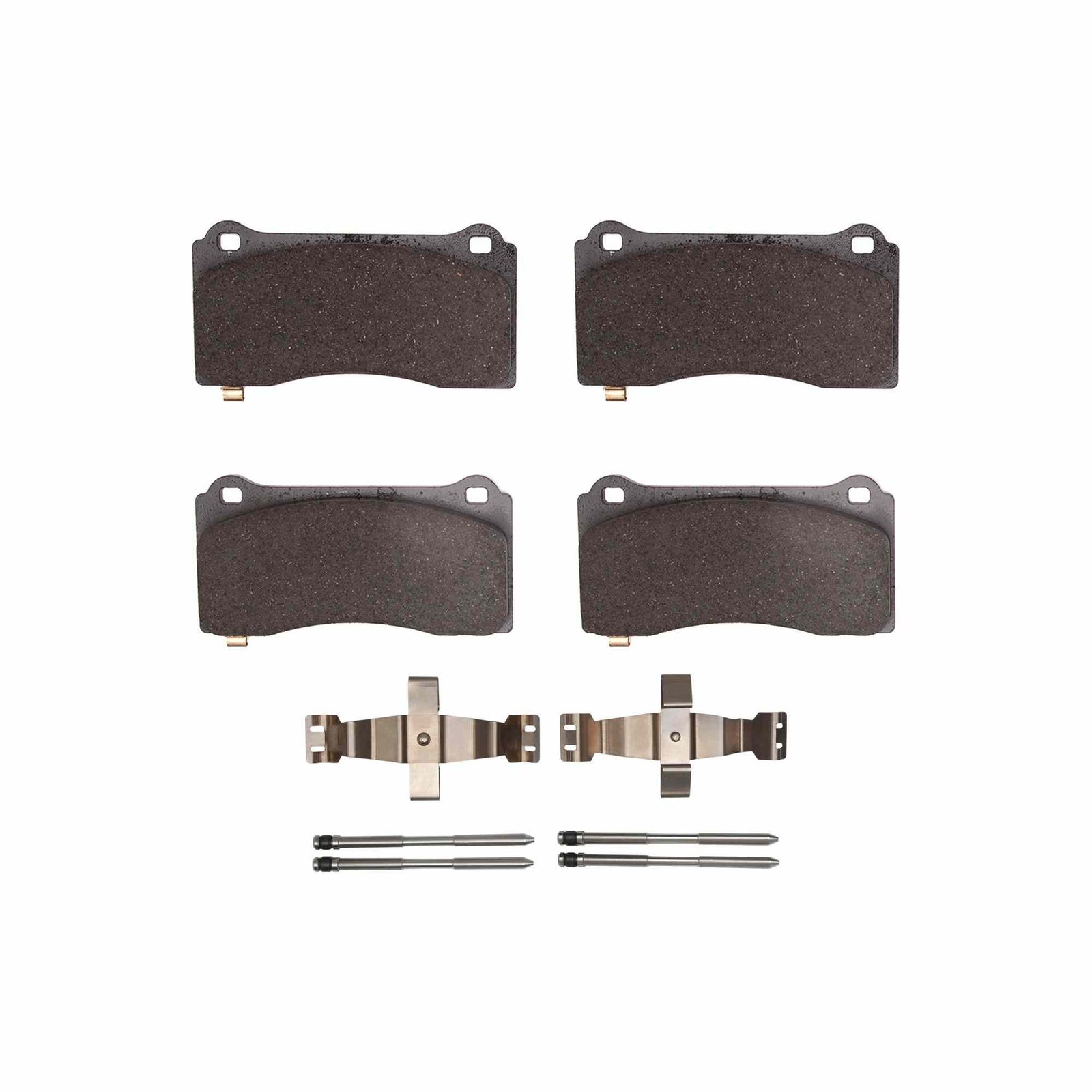 DF_4000219501_Fro.jpg Dynamic Friction 2017-2025 Tesla Model 3 Front 4000 HybriDynamic Brake Pads and Hardware Kit - Image 1
