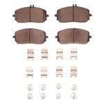 Dynamic Friction 2019-2025 Mercedes-Benz CLA250 Front 4000 HybriDynamic Brake Pads and Hardware Kit