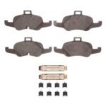 Dynamic Friction 2016-2023 Audi TTS Quattro Front 4000 HybriDynamic Brake Pads and Hardware Kit