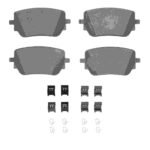 Dynamic Friction 2020-2025 Mercedes-Benz GLA45 AMG Rear 4000 HybriDynamic Brake Pads and Hardware Kit