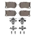Dynamic Friction 2020-2025 Polestar Polestar 1 Front 4000 HybriDynamic Brake Pads and Hardware Kit