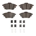 Dynamic Friction 2020-2025 Nissan Sentra Rear 4000 HybriDynamic Brake Pads and Hardware Kit