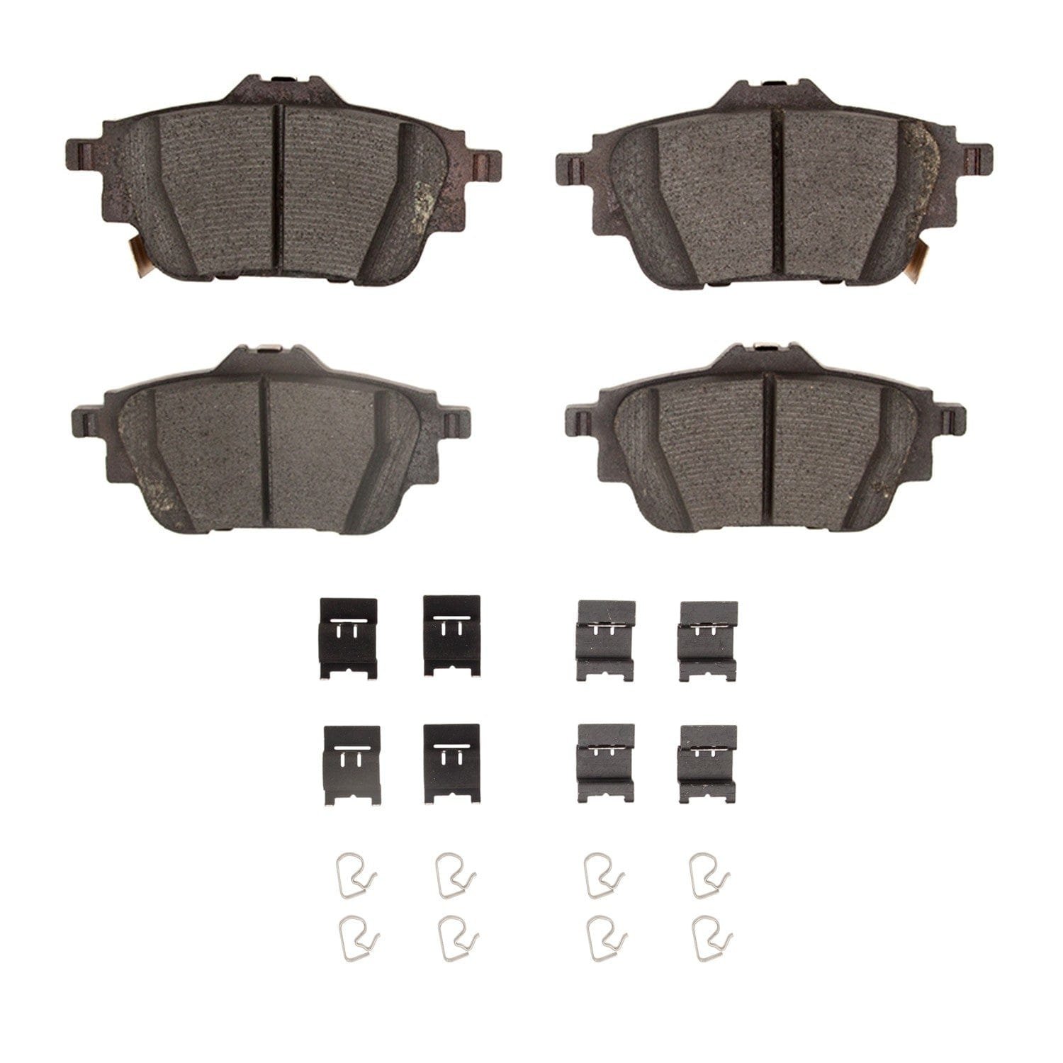 DF_4000230601_Fro.jpg Dynamic Friction 2020-2025 Nissan Sentra Rear 4000 HybriDynamic Brake Pads and Hardware Kit - Image 1